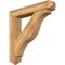 Ekena Millwork Funston Arts and Crafts Rough Sawn Bracket w/ Offset Brace, Western Red Cedar, 8"W x 44"D x 44"H BKT0806X44X44FST03RWR - alternate 1